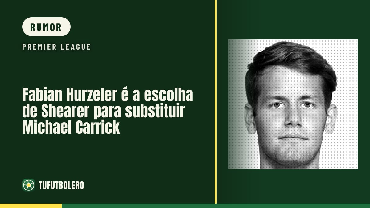 Fabian Hurzeler é a escolha de Shearer para substituir Michael Carrick