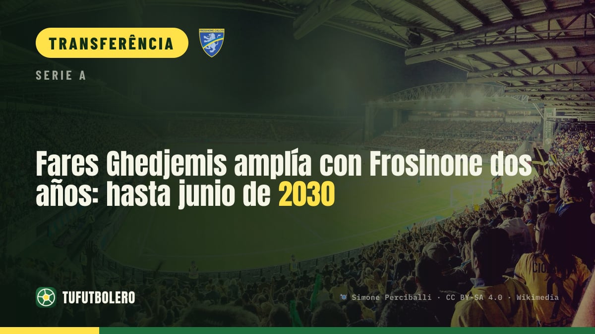 Fares Ghedjemis renova com o Frosinone até junho de 2030