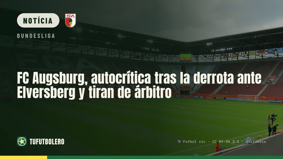 Augsburg reconhece erros após perder para o Elversberg e critica arbitragem