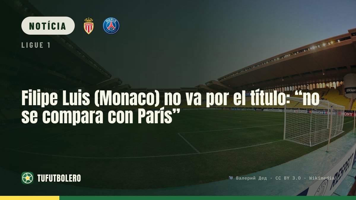 Filipe Luis (Mónaco) não mira o título: “não dá para comparar com o Paris”