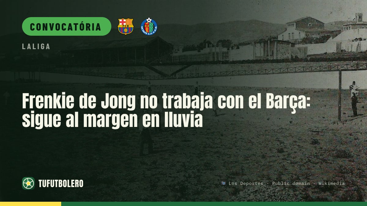 Frenkie de Jong não treinou com o grupo do Barça e segue à margem