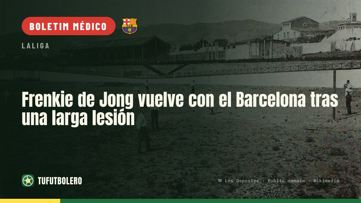 Frenkie de Jong volta ao Barcelona após longa lesão