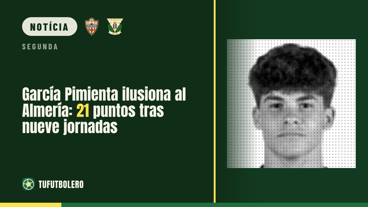 García Pimienta faz o Almería sonhar: 21 pontos em nove jornadas
