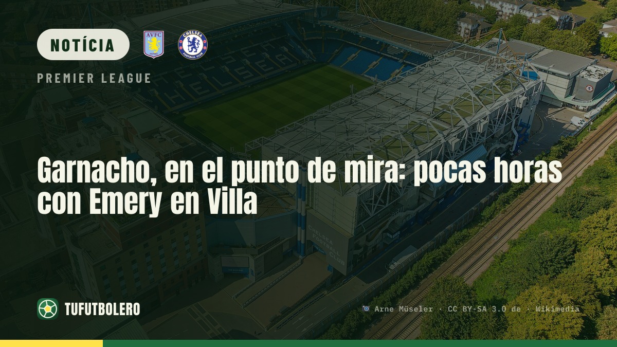 Garnacho no ponto de mira: poucos minutos com Emery no Villa