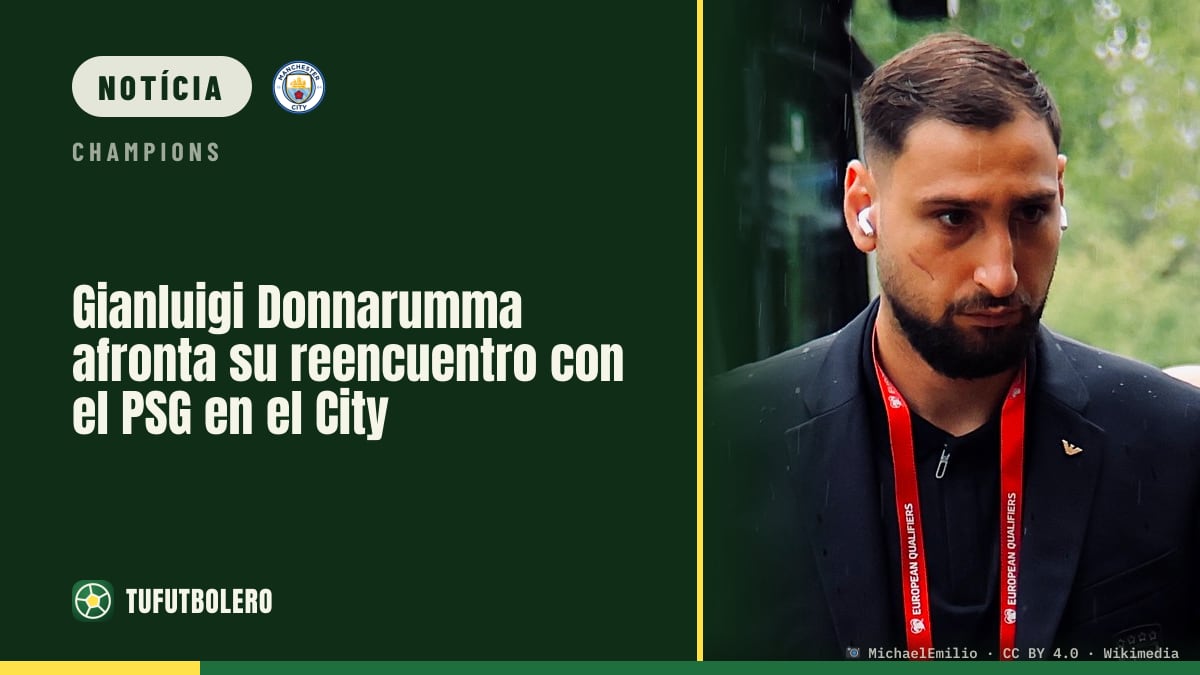 Gianluigi Donnarumma encara o reencontro com o PSG no City