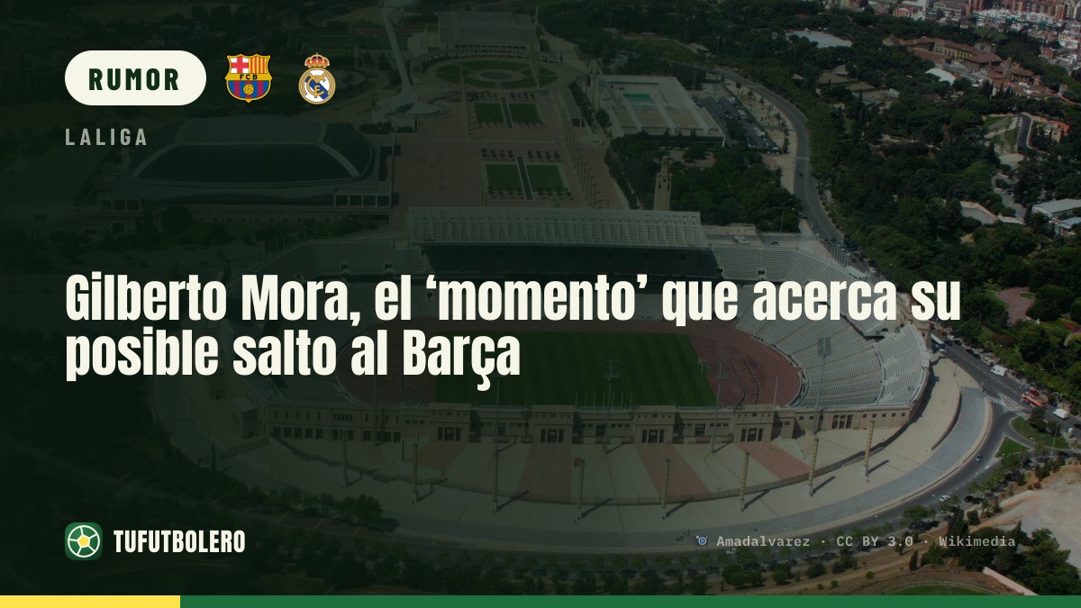Gilberto Mora vive o ‘momento’ que aproxima uma possível ida ao Barça