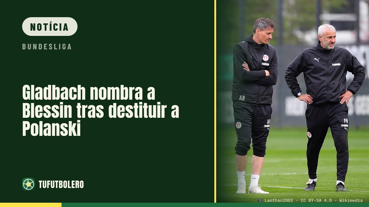 Gladbach contrata Blessin depois de demitir Polanski