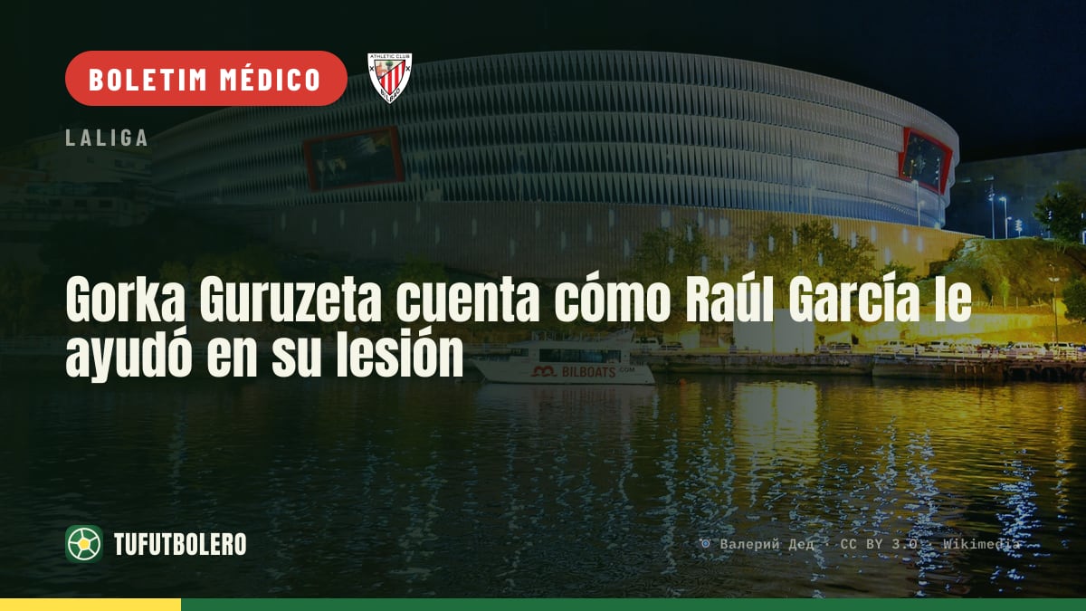 Gorka Guruzeta conta como Raúl García o ajudou na lesão