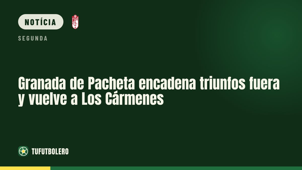 Granada de Pacheta em sequência fora e volta com força a Los Cármenes