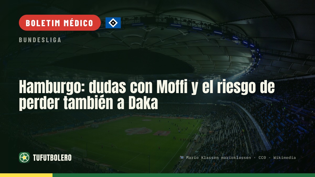 Hamburgo volta a sofrer: Moffi e a dúvida de Daka
