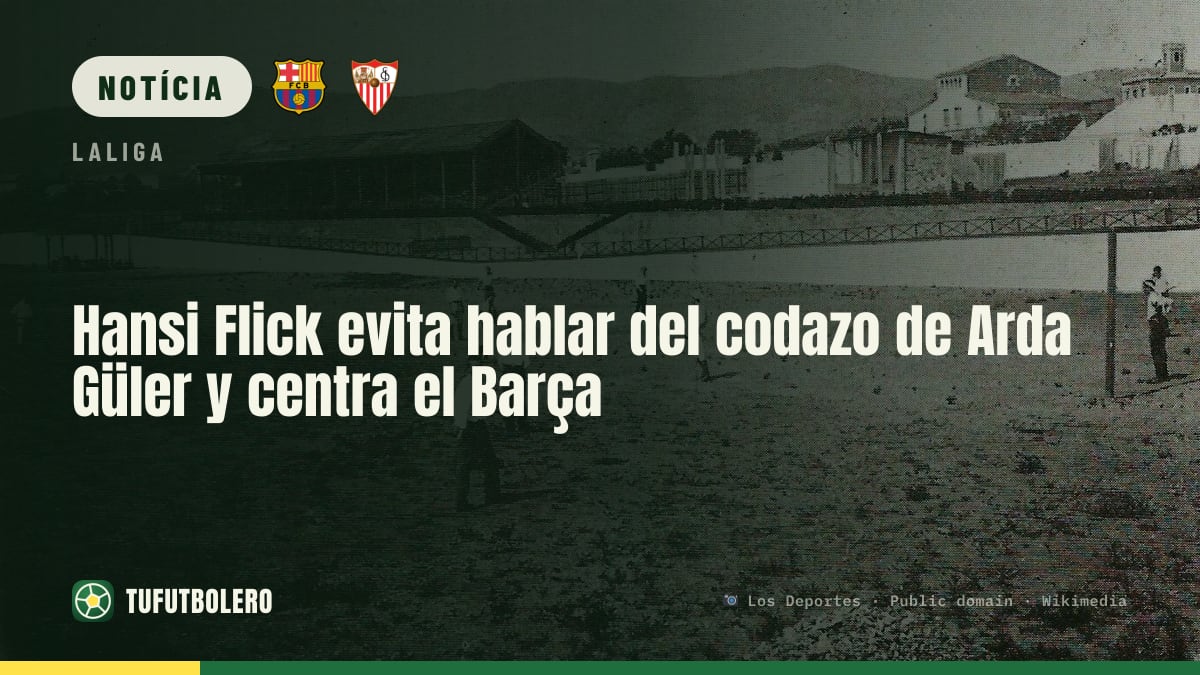 Hansi Flick desvia de falar do “cotovelão” de Arda Güler e foca o Barça