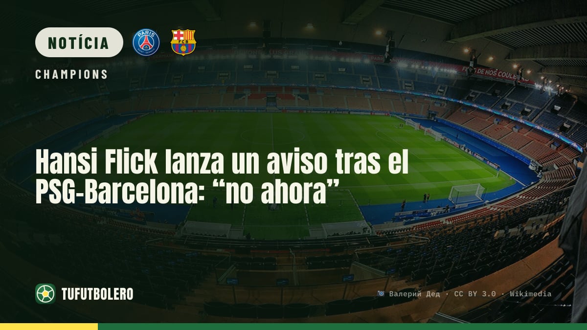 Hansi Flick avisa após PSG-Barcelona: “não agora”