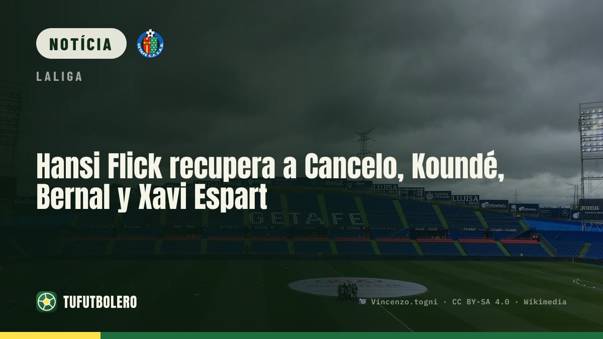 Hansi Flick recupera Cancelo, Koundé, Bernal e Xavi Espart