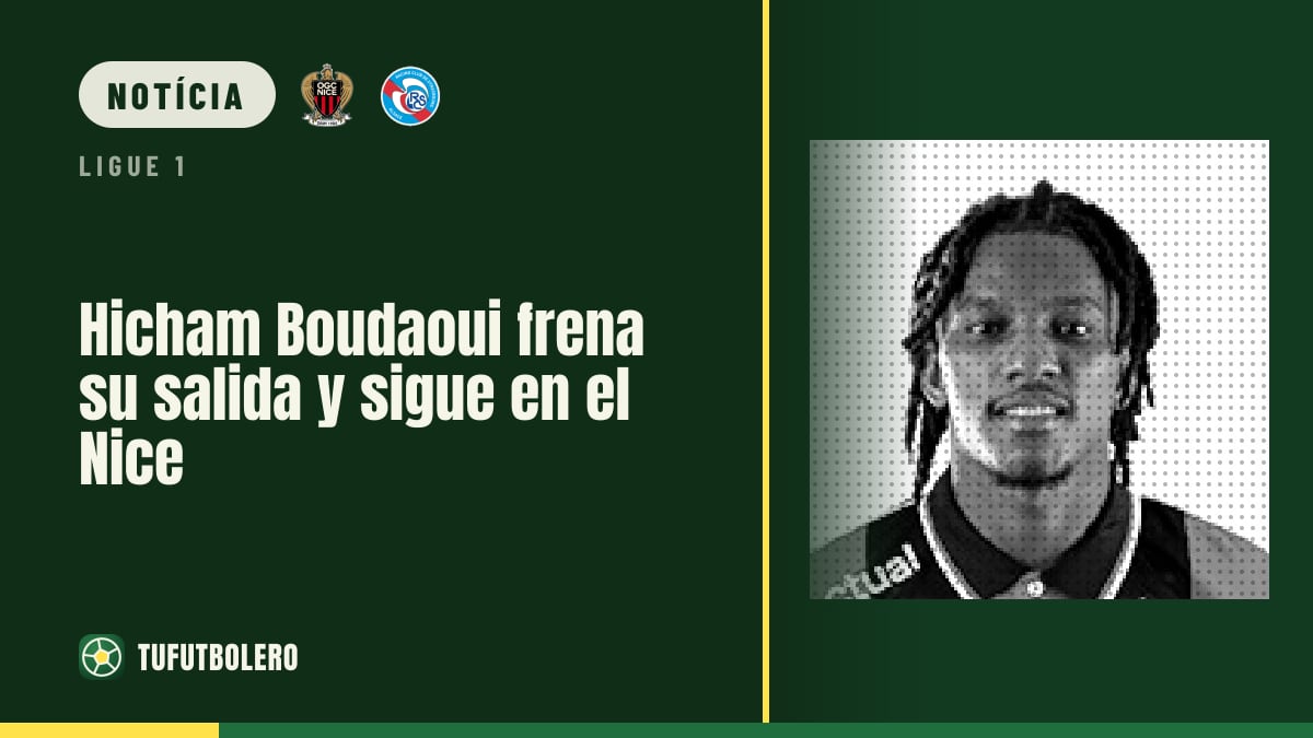 Hicham Boudaoui adia a saída e segue no Nice na Ligue 1