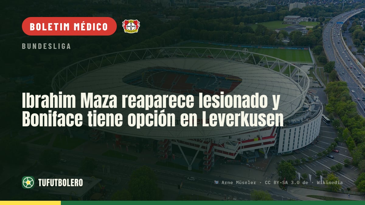Ibrahim Maza volta lesionado e Boniface ganha chance no Leverkusen