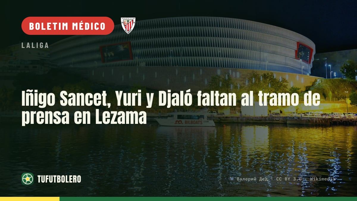 Sancet, Yuri e Djaló falham o trecho aberto à imprensa em Lezama