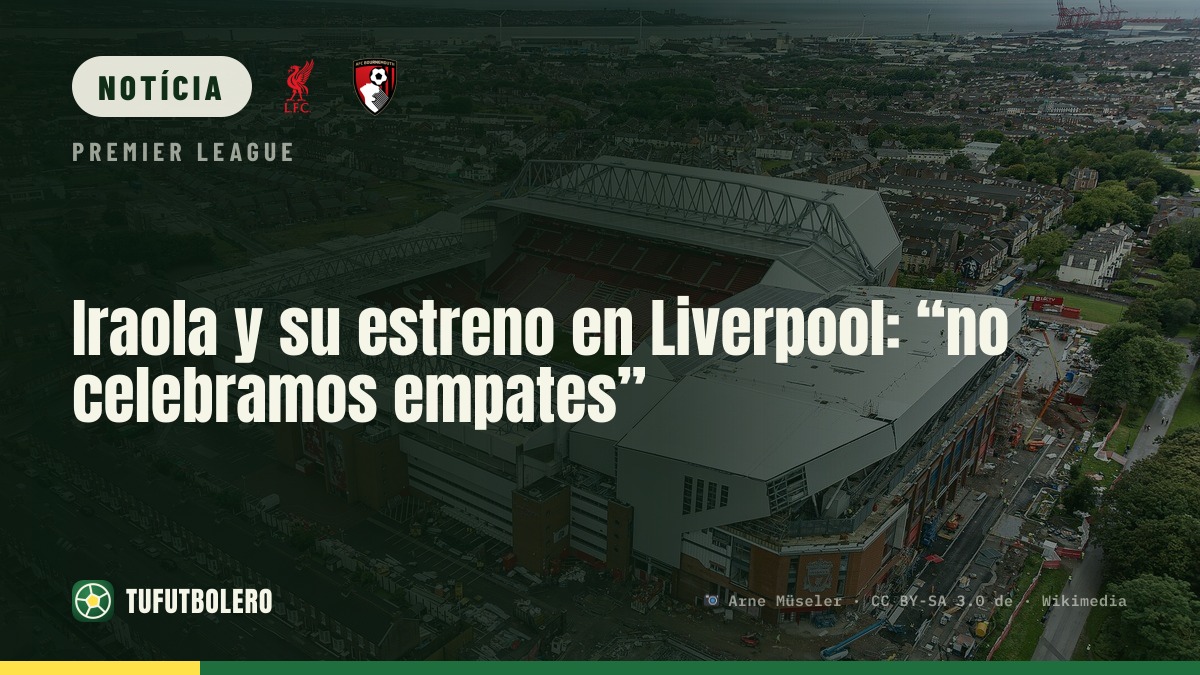 Iraola no regresso ao Bournemouth: empates não servem