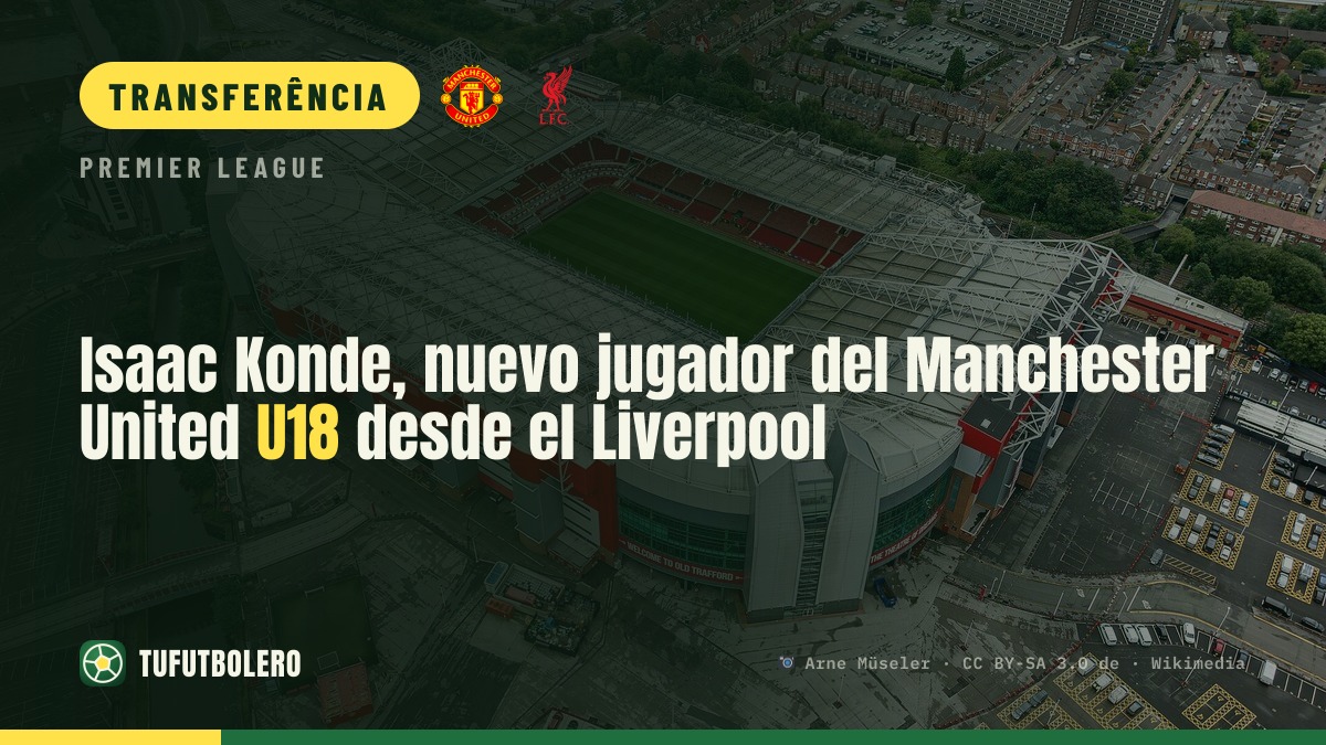 Isaac Konde reforça o Manchester United U18 vindo do Liverpool