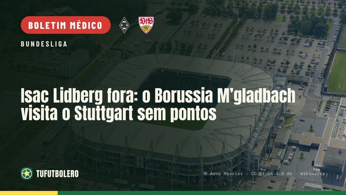 Isac Lidberg fora: o Borussia M’gladbach visita o Stuttgart sem pontos