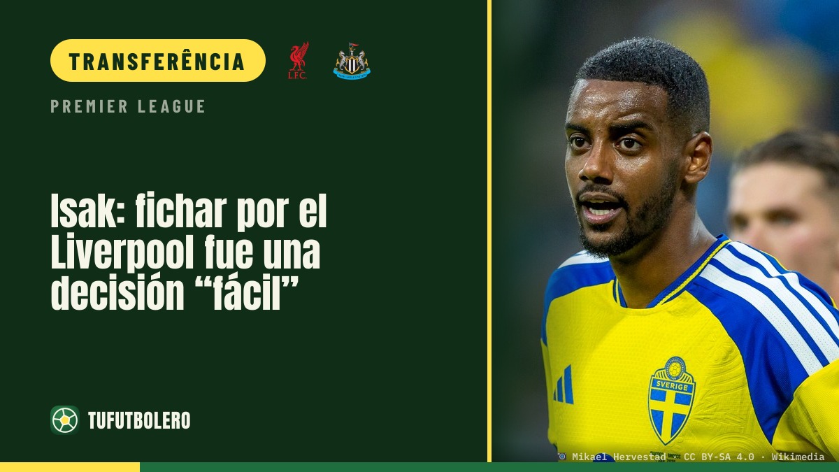 Isak: escolher o Liverpool foi uma decisão “fácil”