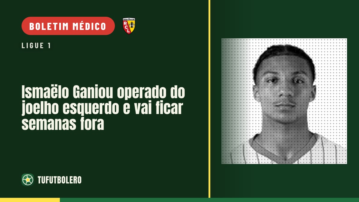Ismaëlo Ganiou operado do joelho esquerdo e vai ficar semanas fora
