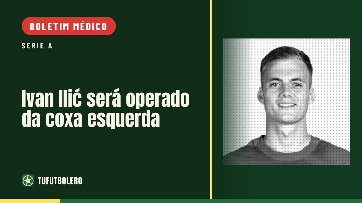 Ivan Ilić será operado da coxa esquerda