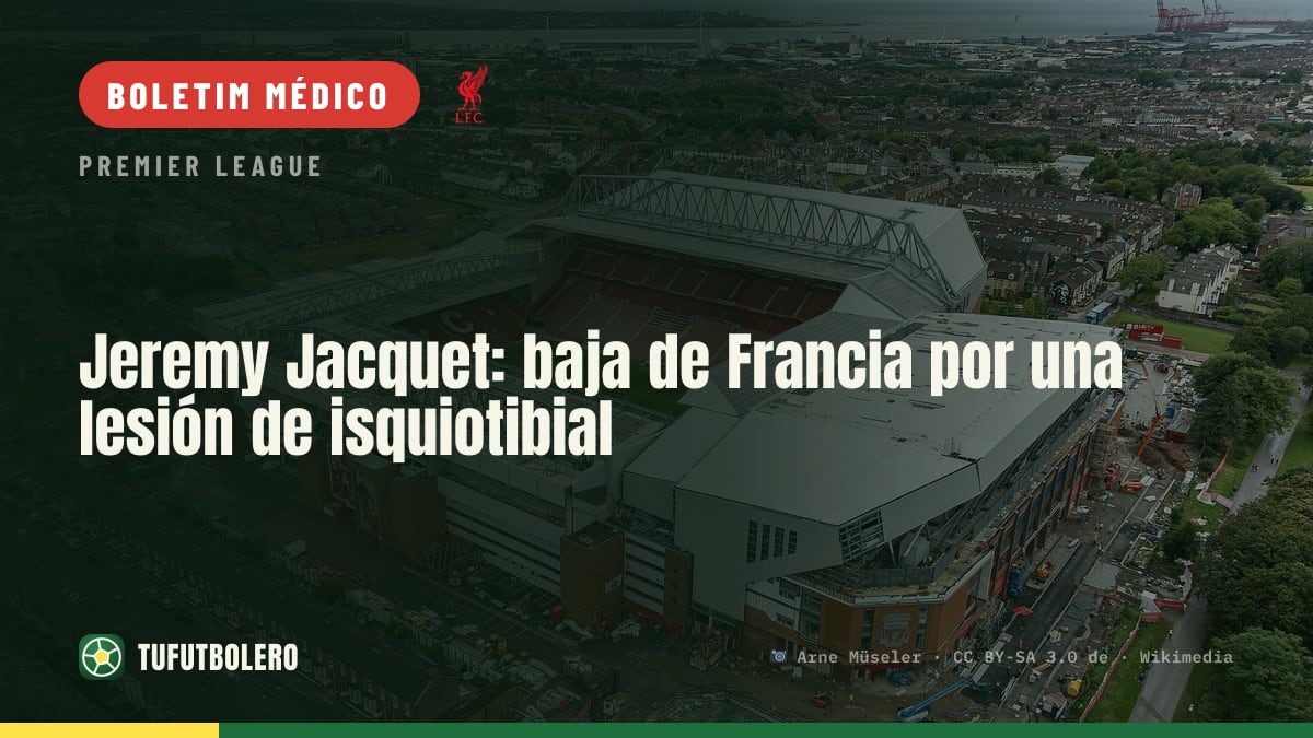 Jeremy Jacquet fora da seleção da França por lesão no tendão