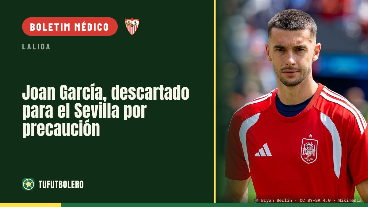 Joan García fora do Sevilla por precaução