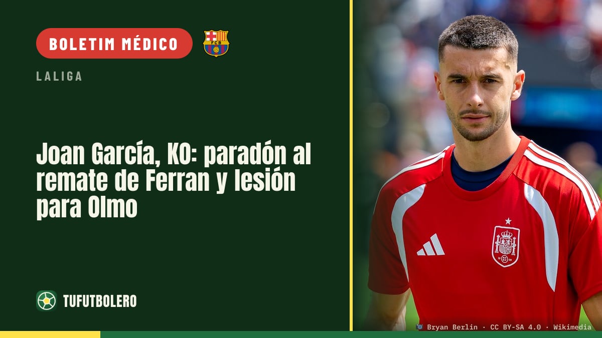 Joan García leva um KO após defesa em Ferran e Olmo sai lesionado