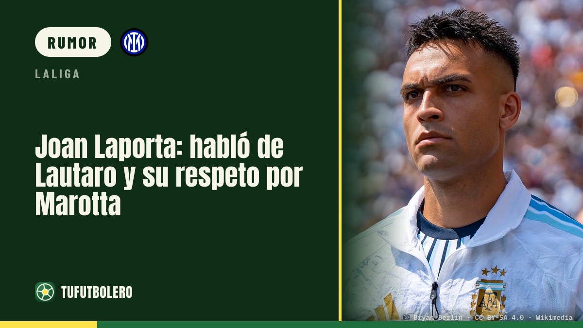 Joan Laporta: falou de Lautaro e do respeito por Marotta