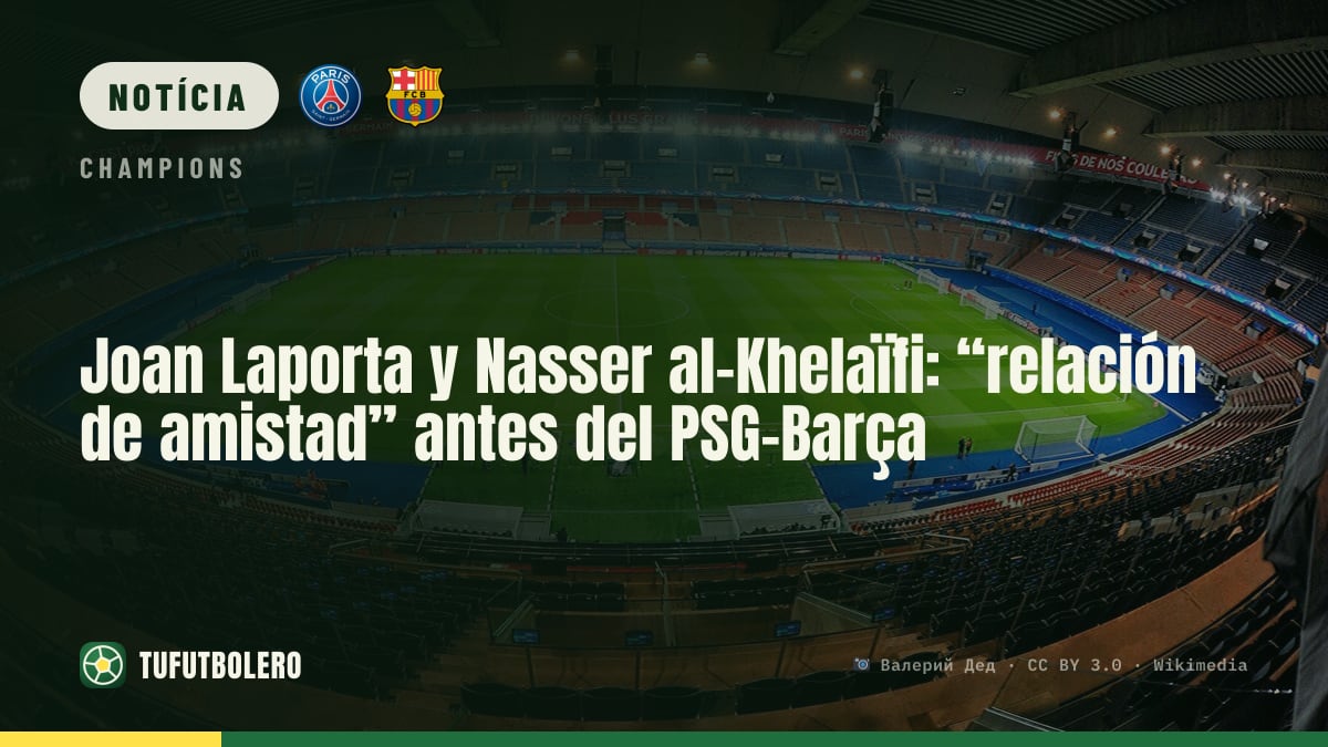 Joan Laporta diz que a relação com Nasser al-Khelaïfi é “amizade” antes do PSG-Barça