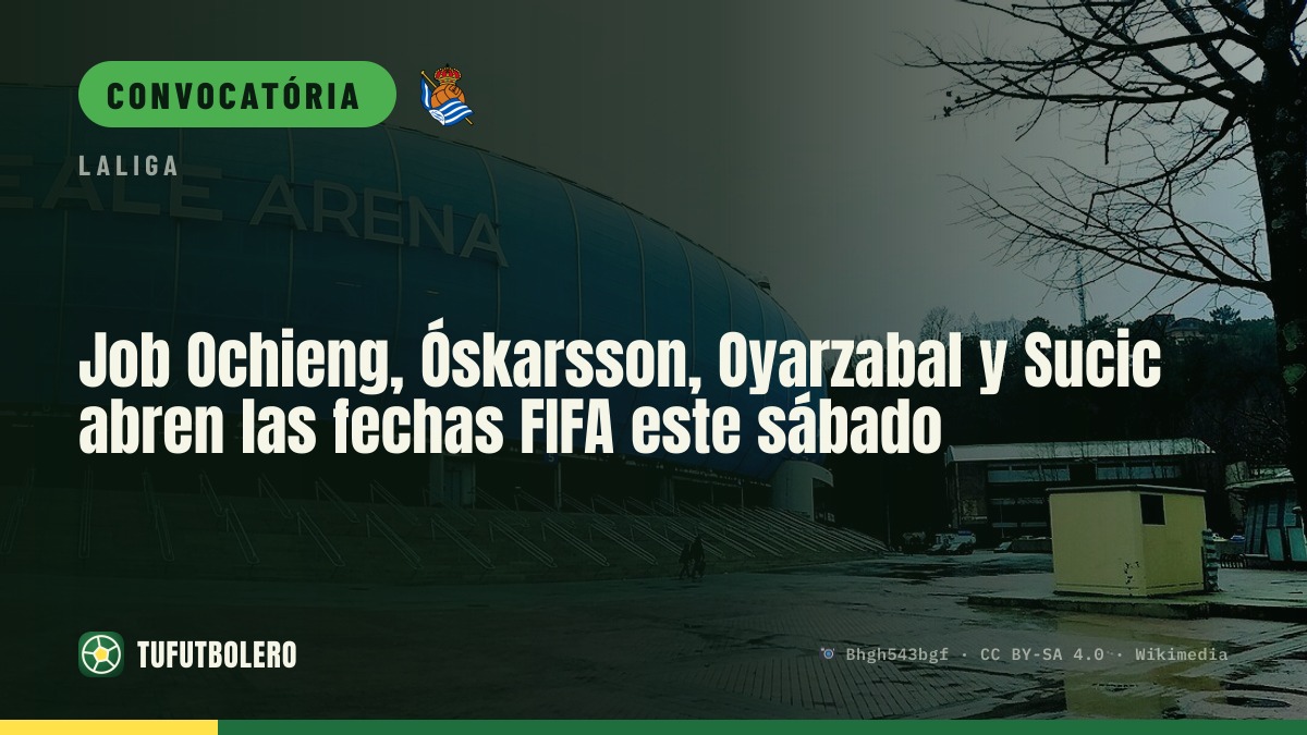 Job Ochieng, Óskarsson, Oyarzabal e Sucic estreiam a janela FIFA este sábado
