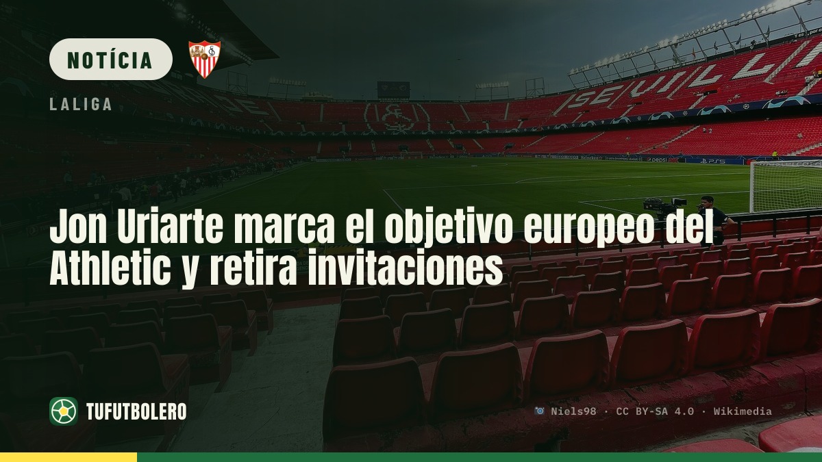 Jon Uriarte define o objetivo europeu do Athletic e mexe nos convites de San Mamés