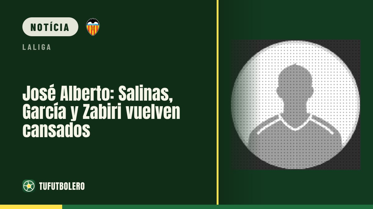 José Alberto: Salinas, García e Zabiri voltam cansados
