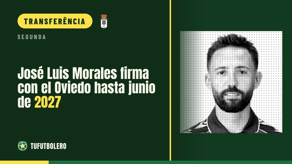 José Luis Morales assina com o Oviedo até junho de 2027