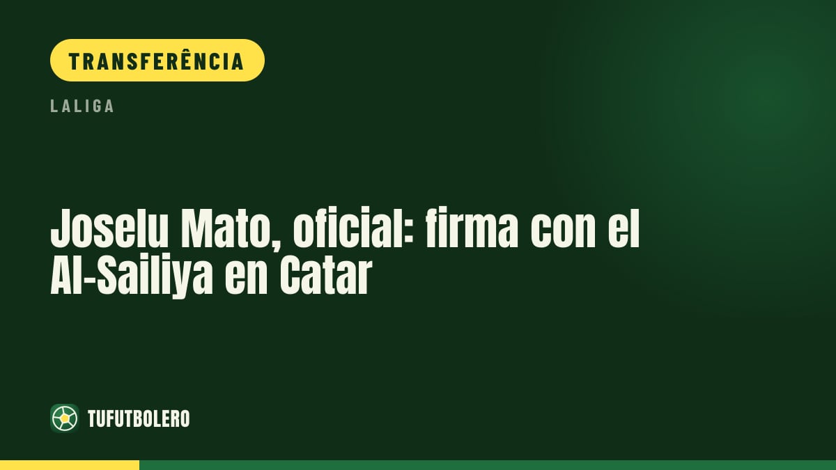 Joselu Mato, oficial: assina com o Al-Sailiya no Catar