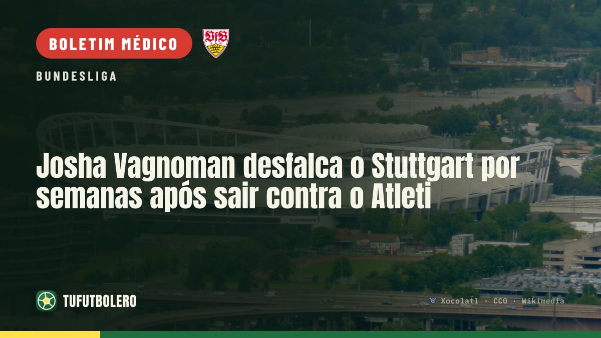Josha Vagnoman desfalca o Stuttgart por semanas após sair contra o Atleti