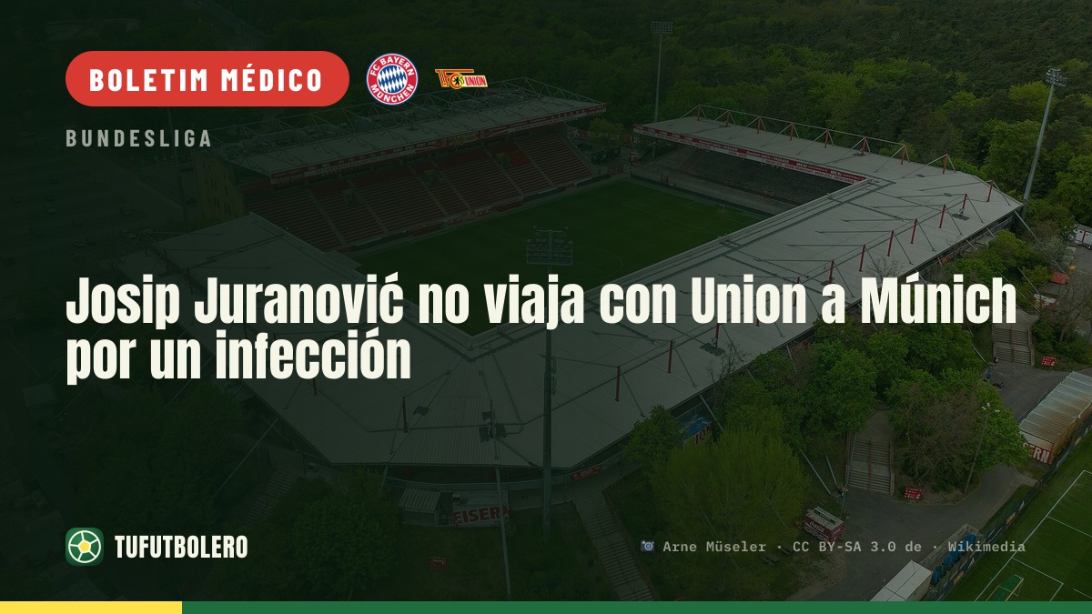 Josip Juranović falha a ida do Union a Munique por infeção
