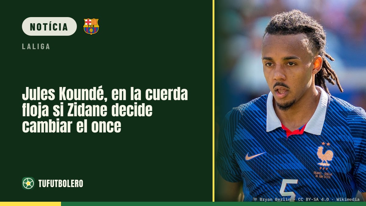 Jules Koundé pode perder a vaga com Zidane no Barcelona