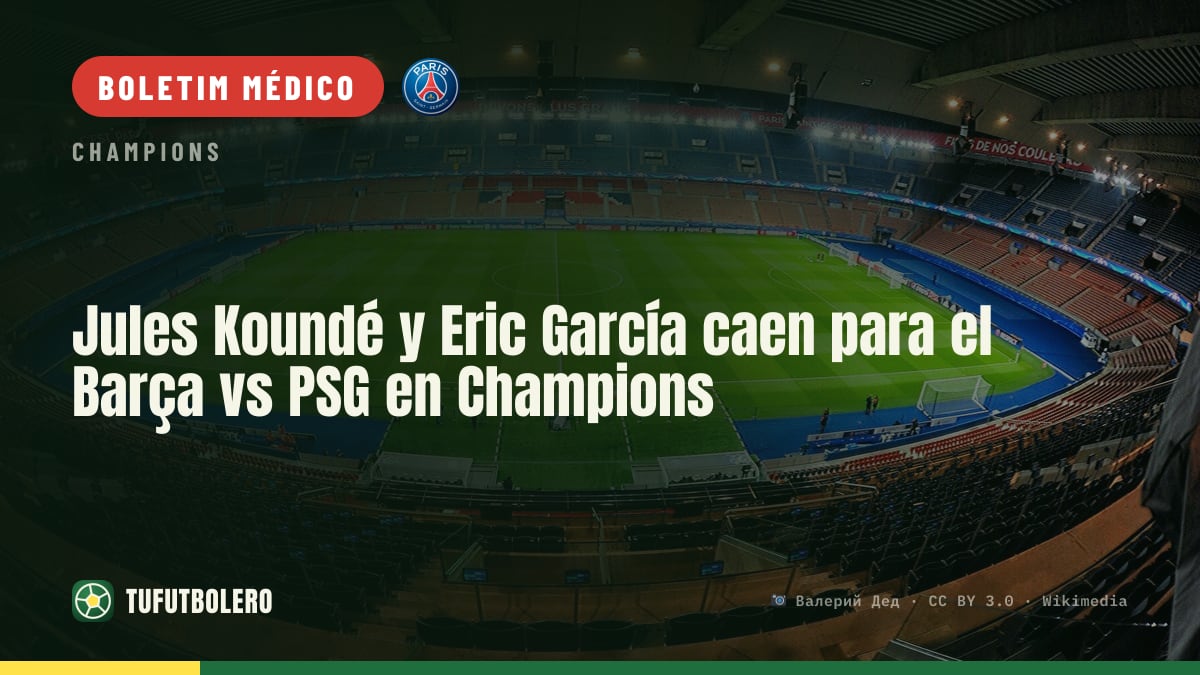 Jules Koundé e Eric García fora: Barça joga contra o PSG na Champions