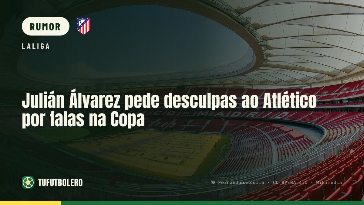 Julián Álvarez pede desculpas ao Atlético por falas na Copa