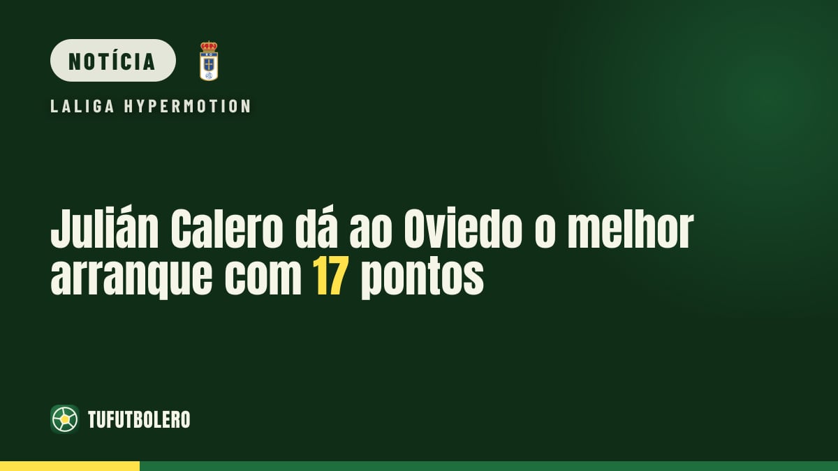 Julián Calero dá ao Oviedo o melhor arranque com 17 pontos