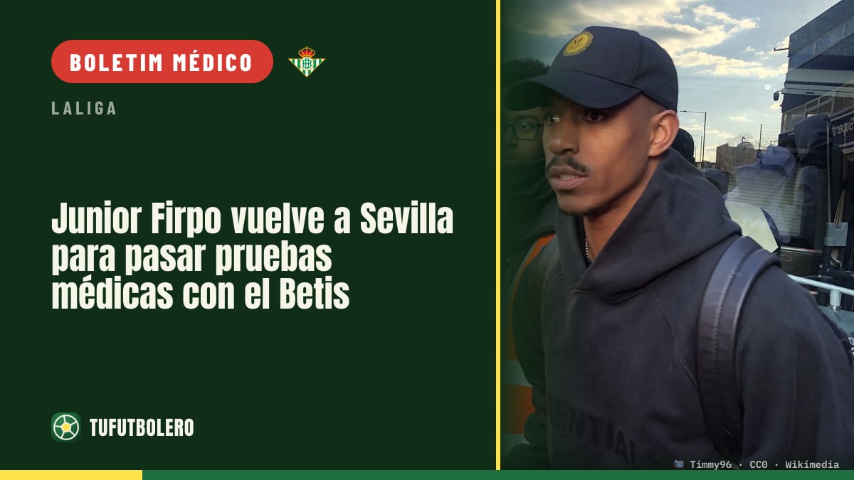 Junior Firpo volta a Sevilha para exames médicos com o Betis