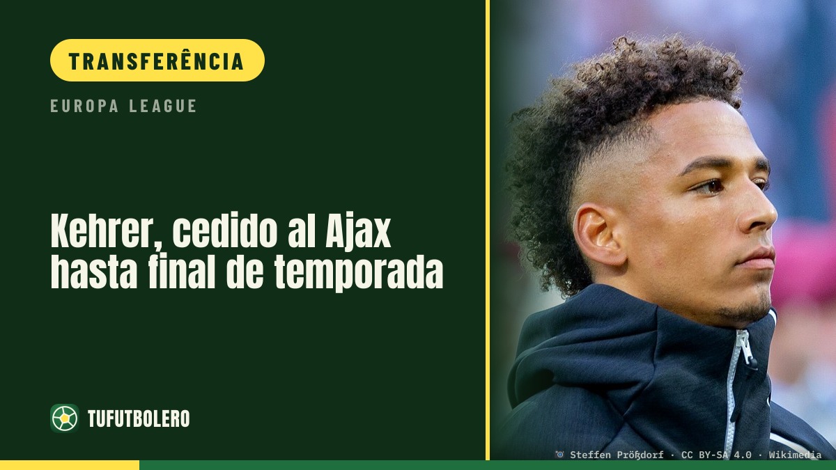 Kehrer é emprestado ao Ajax até ao fim da época