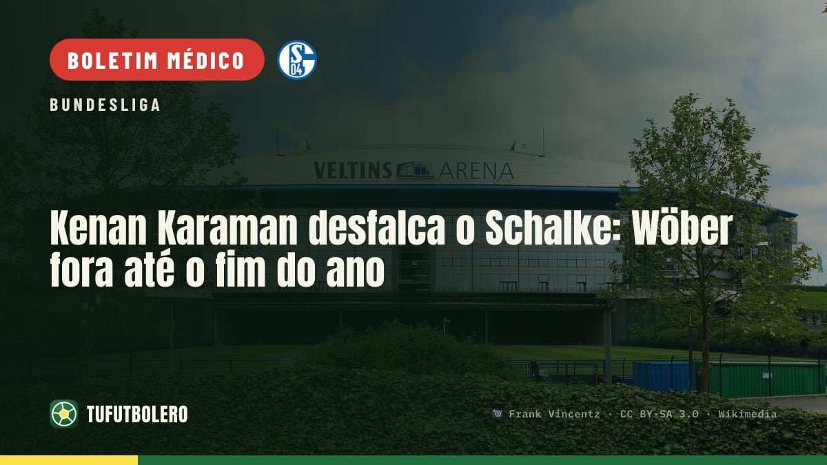 Kenan Karaman desfalca o Schalke: Wöber fora até o fim do ano