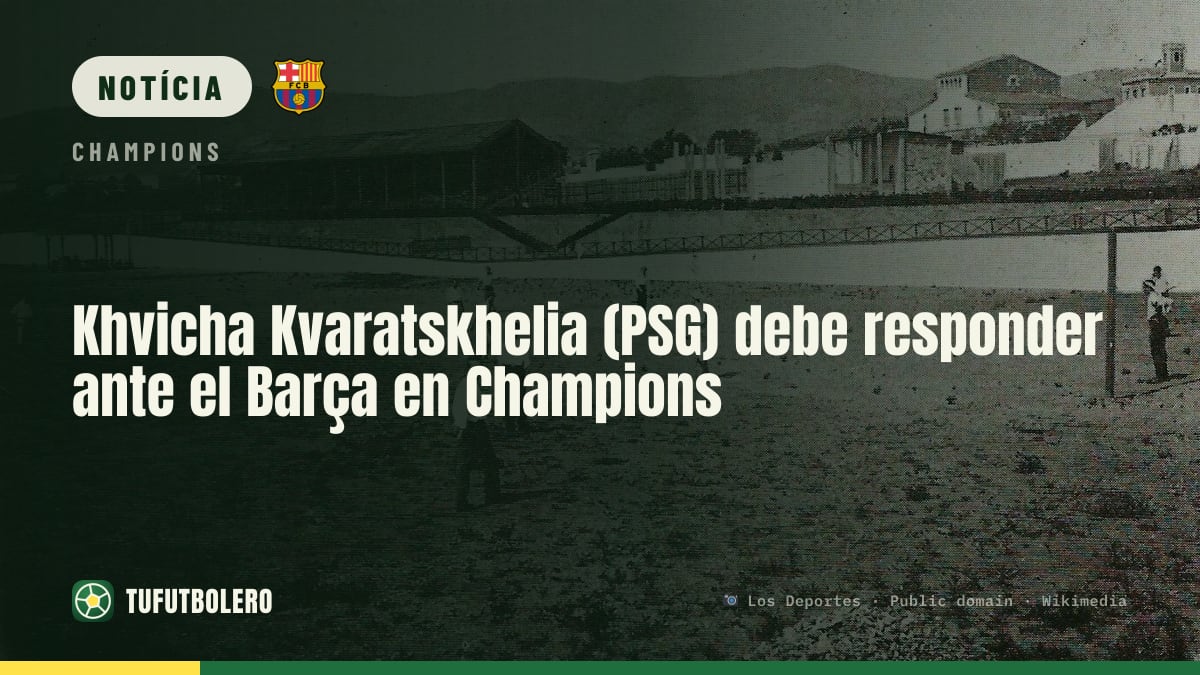 Khvicha Kvaratskhelia (PSG) tem resposta diante do Barcelona na Champions