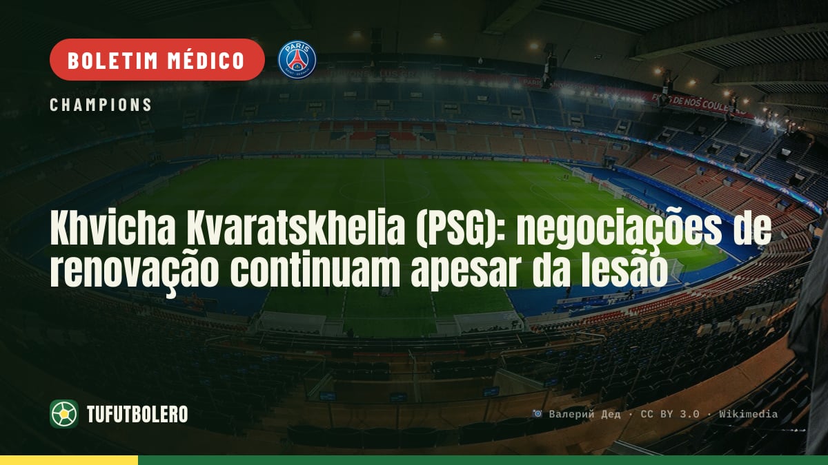 Khvicha Kvaratskhelia (PSG): negociações de renovação continuam apesar da lesão