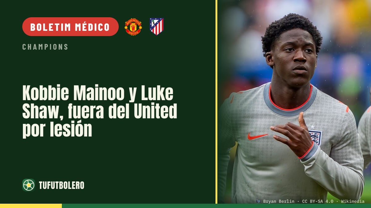 Kobbie Mainoo e Luke Shaw fora do United por lesão