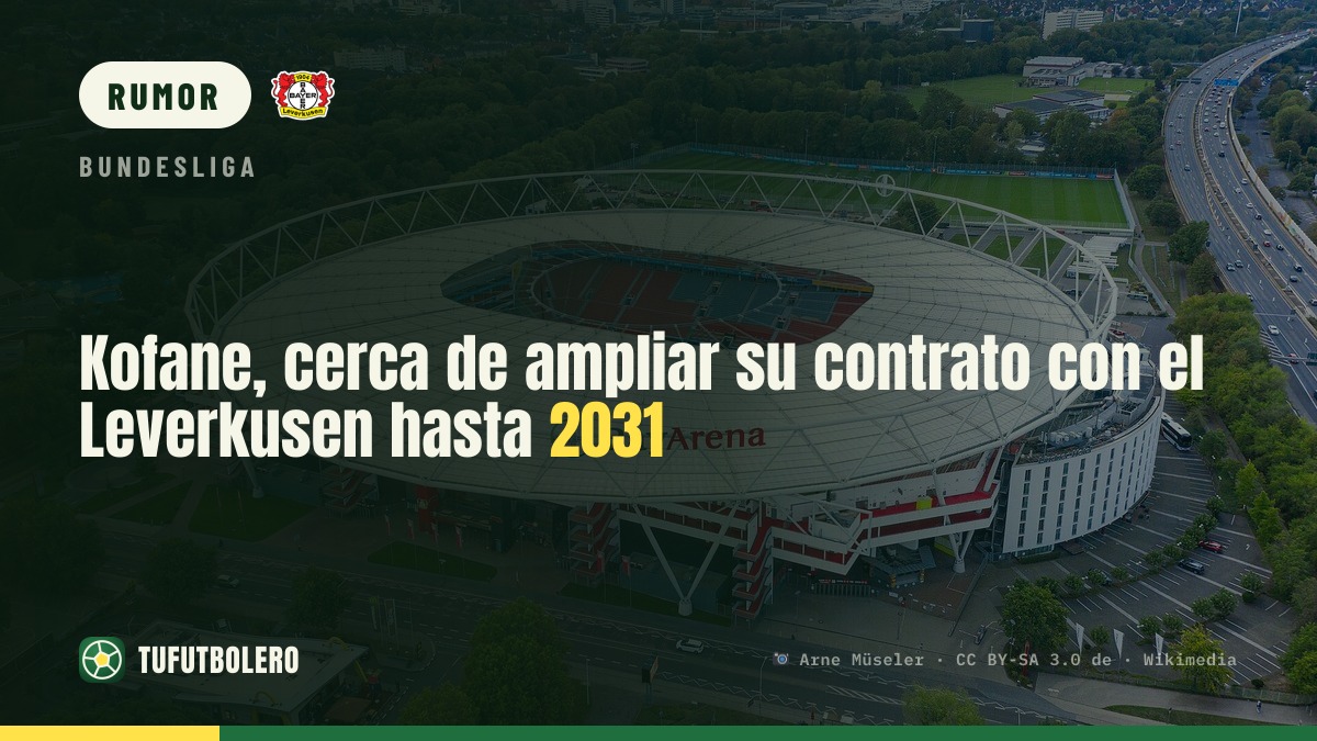Kofane perto de renovar com o Leverkusen até 2031