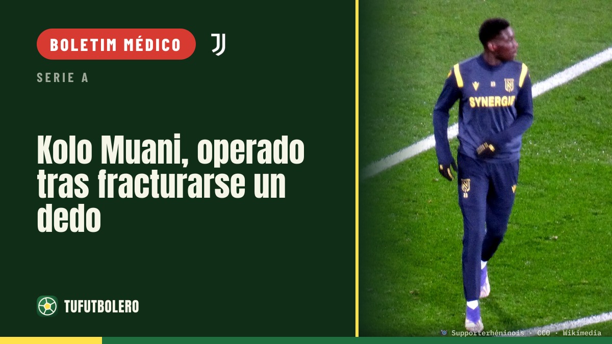 Kolo Muani operado após fraturar um dedo